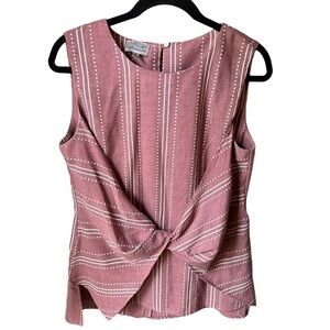 Mauve and cream Blu Heaven Top | Size Small